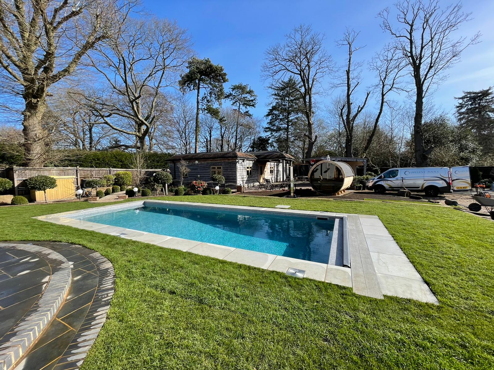 Swimming Pool Builders Surrey Lingfield Surrey Opulent Pools