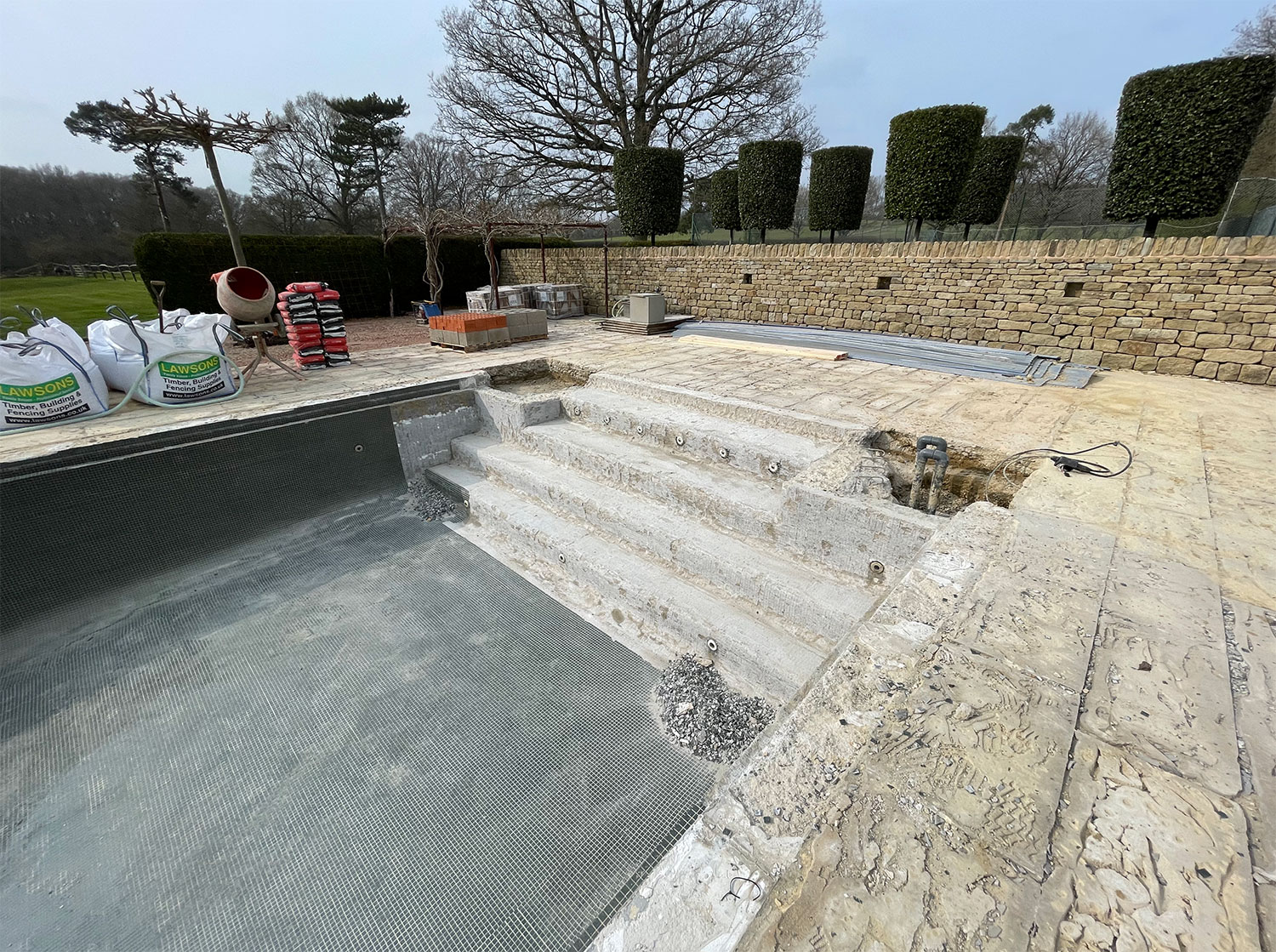 Swimming Pool Renovation Refurbishment Kirdford Billingshurst Sussex