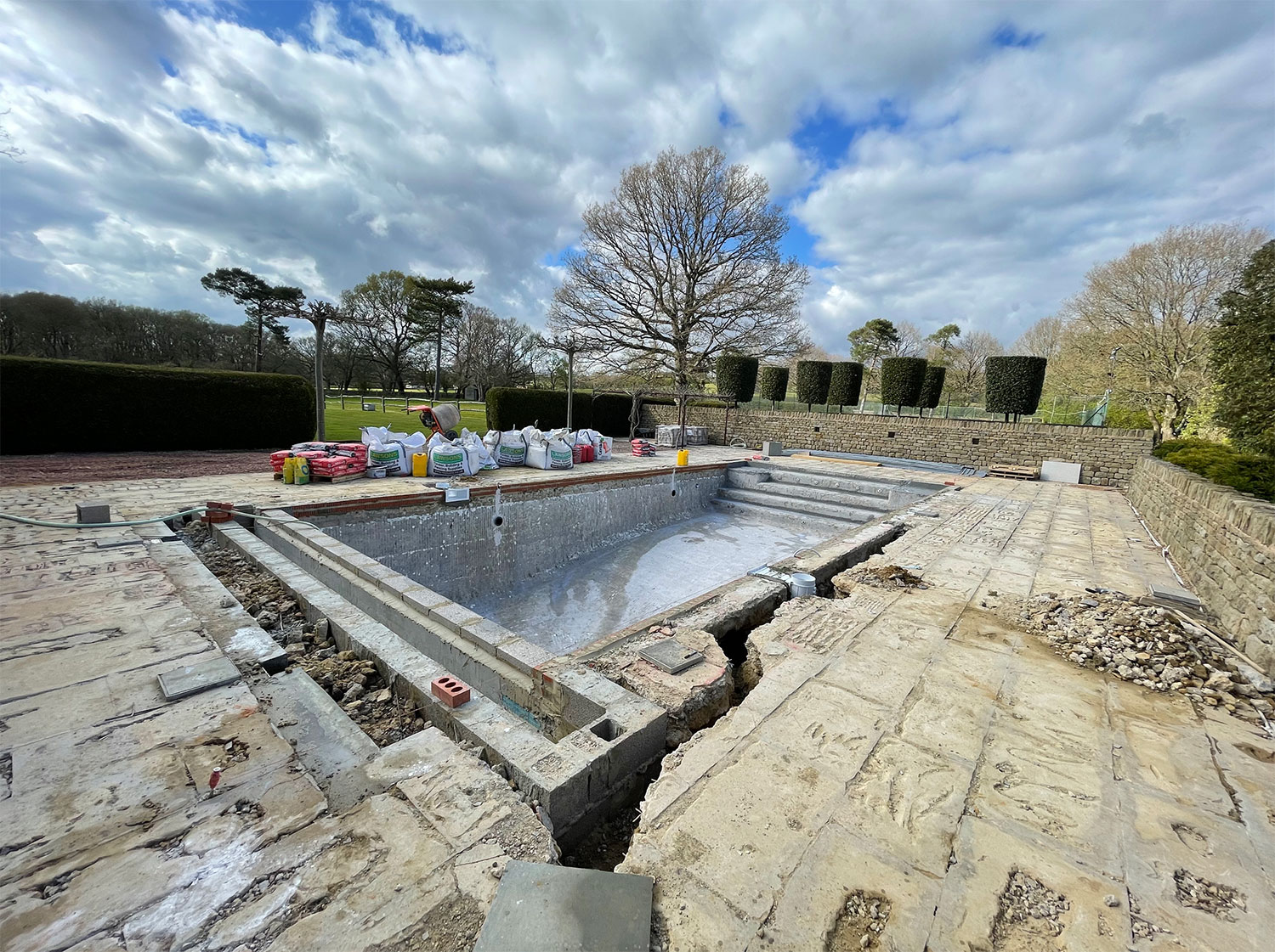 Swimming Pool Renovation Refurbishment Kirdford Billingshurst Sussex