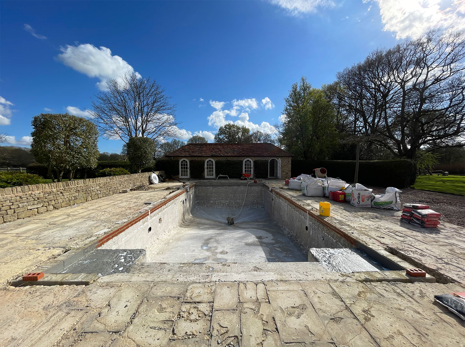 Swimming Pool Renovation Refurbishment Kirdford Billingshurst Sussex