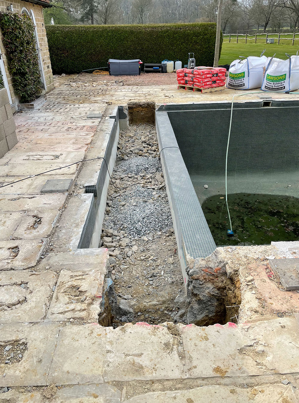 Swimming Pool Renovation Refurbishment Kirdford Billingshurst Sussex